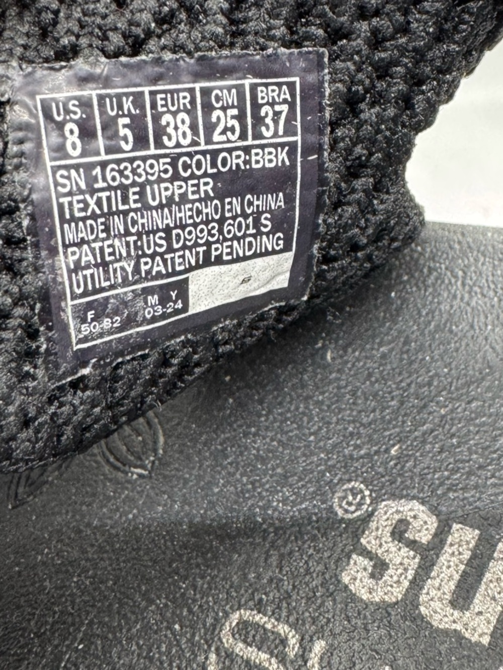 Skechers Slip-ins_Pier Lite Flex Washable Sandals in Black Size 8 - Picture 10 of 10